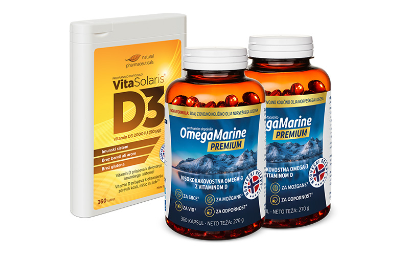 VitaSolaris® D3 + OmegaMarine™ Premium